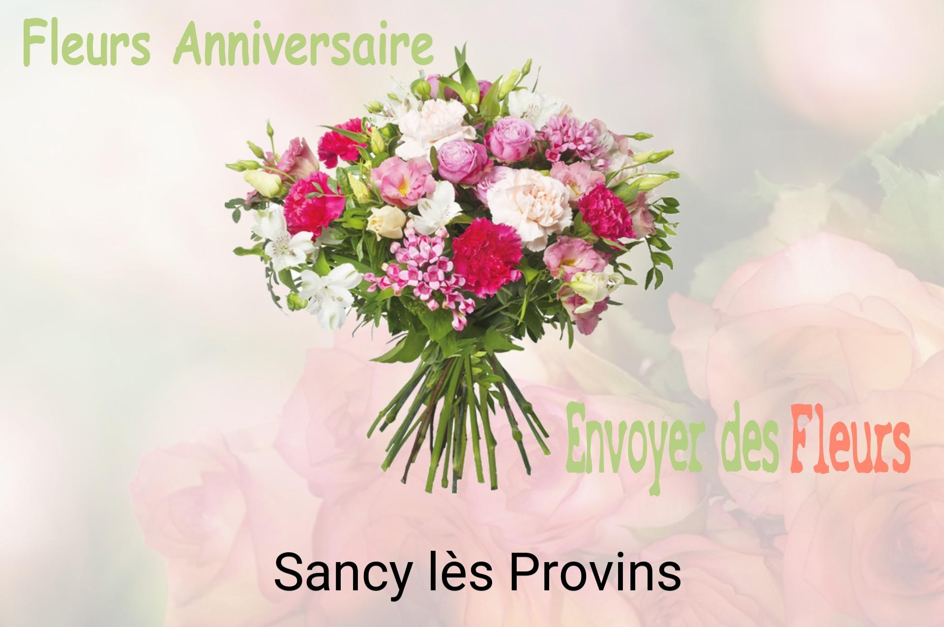 Bouquet de fleurs d’anniversaire livré à Sancy-lès-Provins