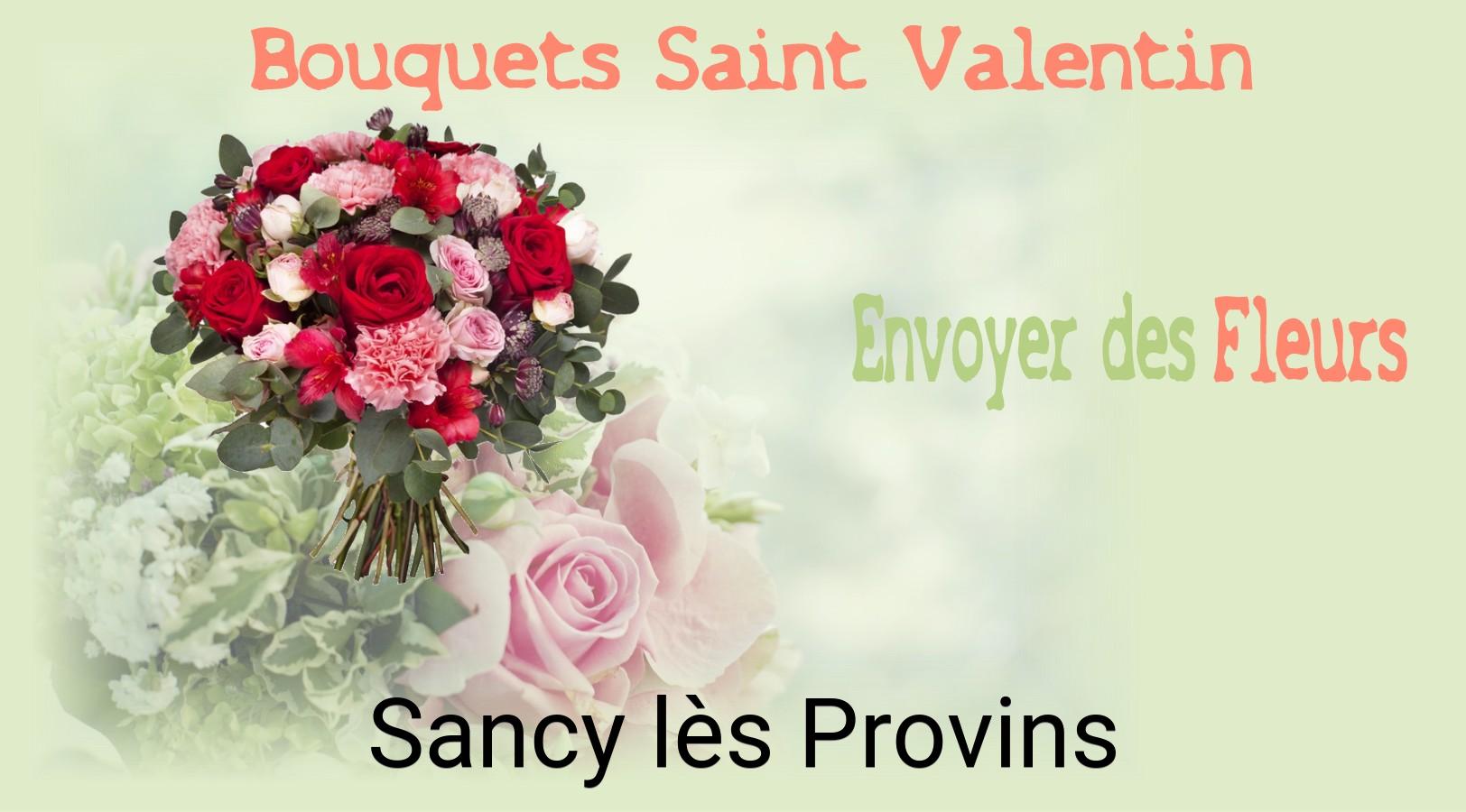 Roses de Saint-Valentin livrées à Sancy-lès-Provins
